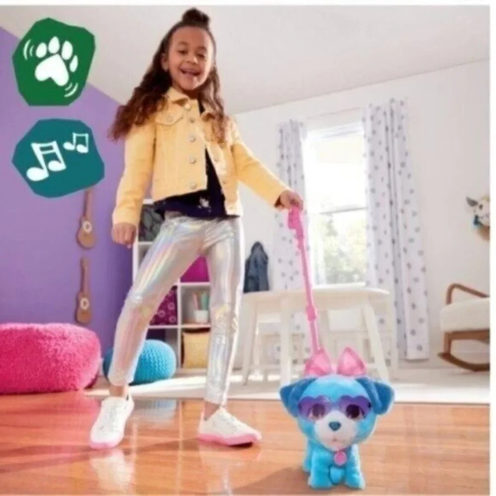 furReal Rockalots Musical Interactive Walking Puppy Dog Toy New